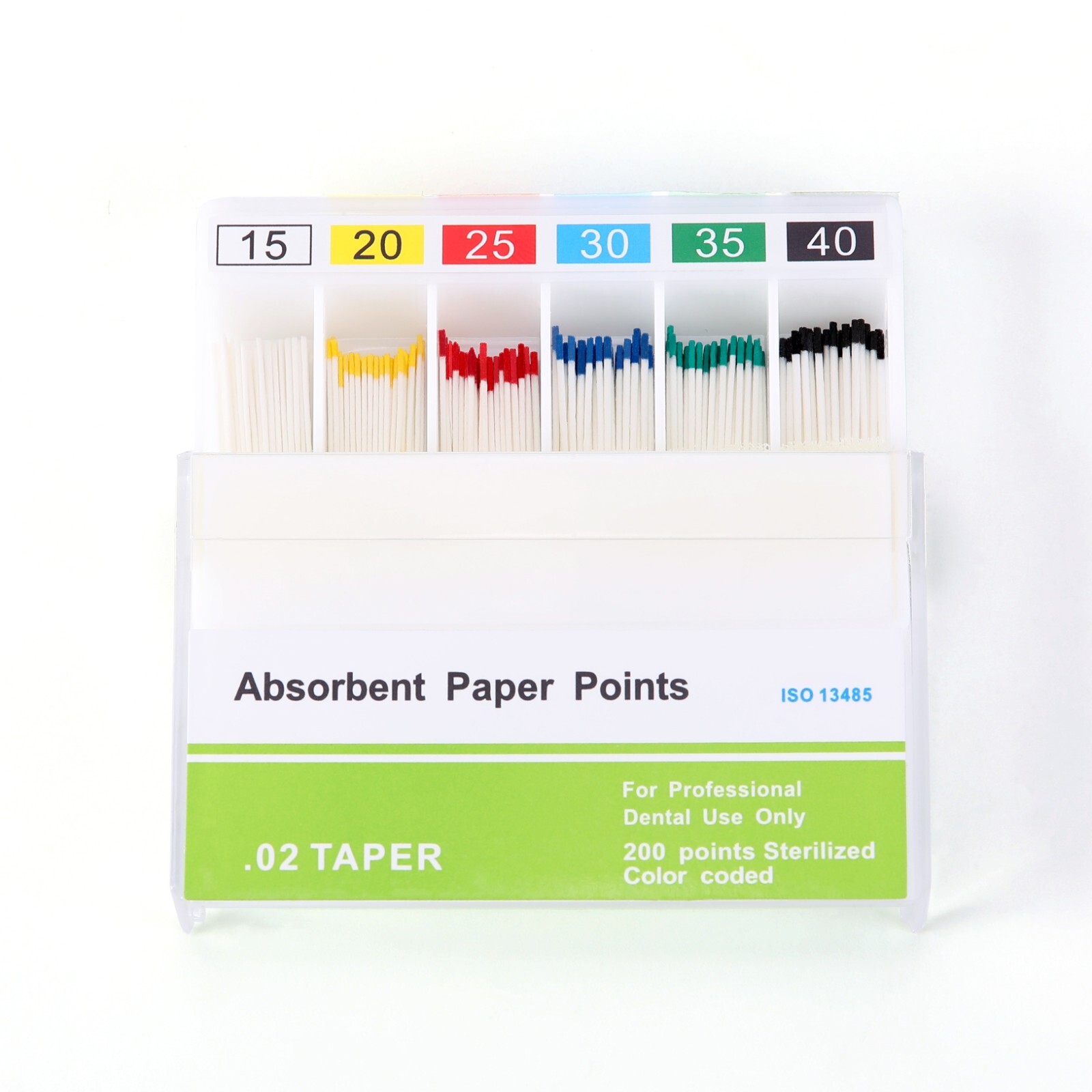 AZDENT Dental Endodontic Root Canal Absorbent Paper Points 0.02 Taper 15#-40#