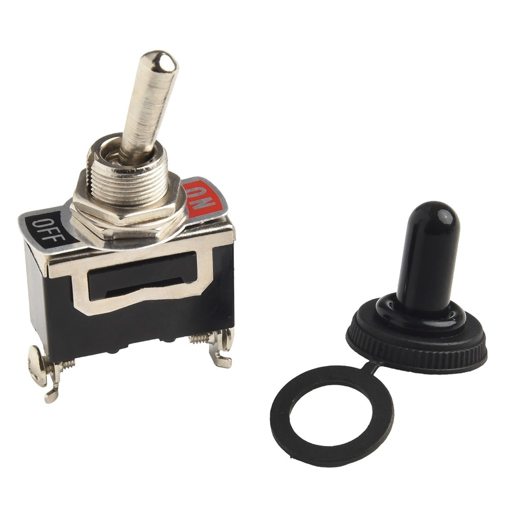 Five Pack Waterproof On Off Metal Toggles Suitable for Electrical Projects