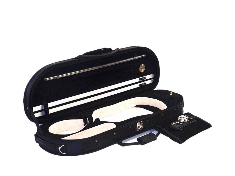 VC-820BK Enhanced 4/4 Half-Moon Violin Case
