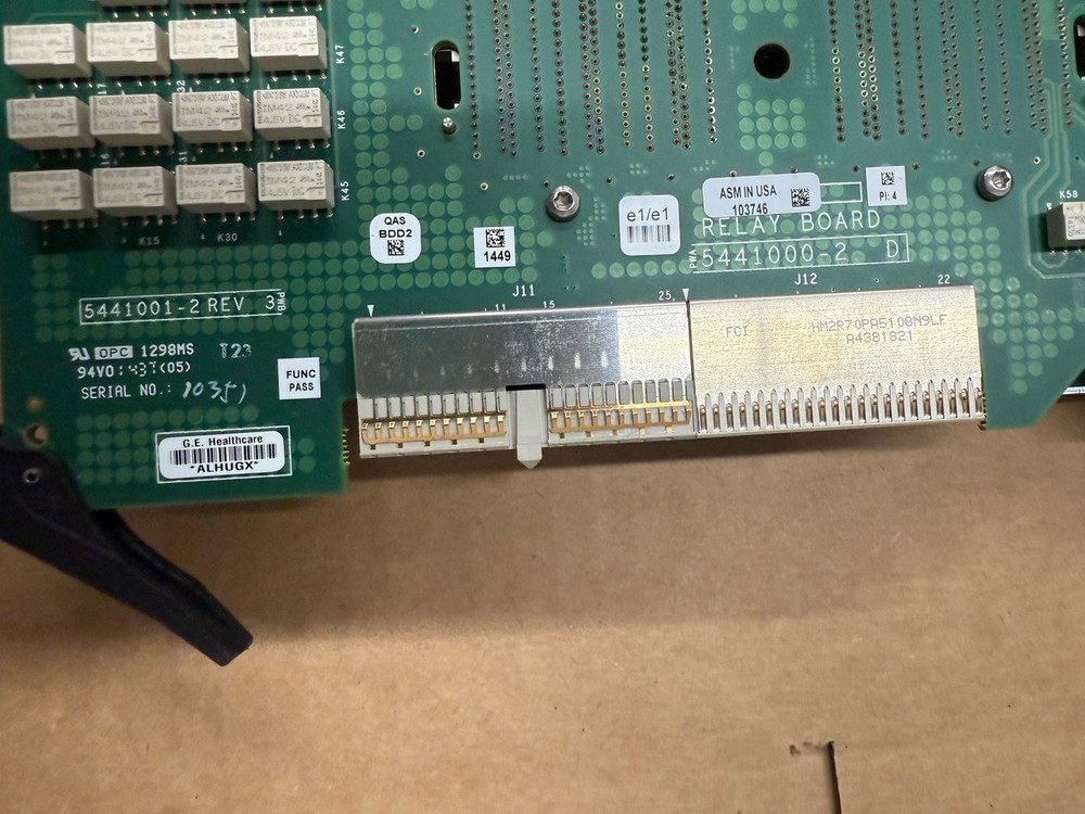 GE LOGIQ E9 - RELAY BOARD 5441000-2