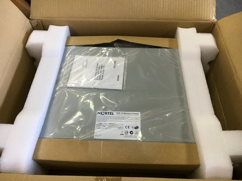 Nortel RPS15 modular chassis