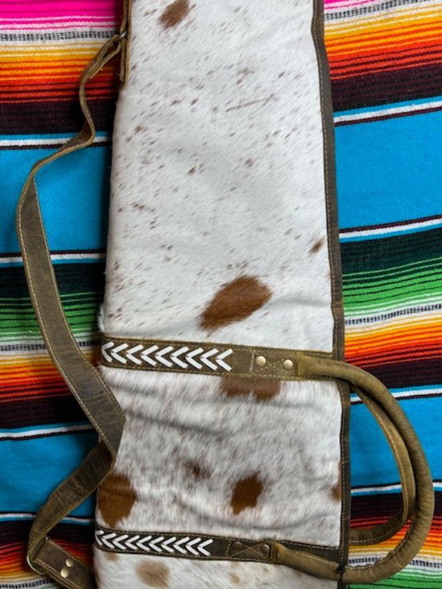 MYRA ~ LEATHER ~ COWHIDE ~ SOFT ~ RIFLE ~ STORAGE ~ CASE