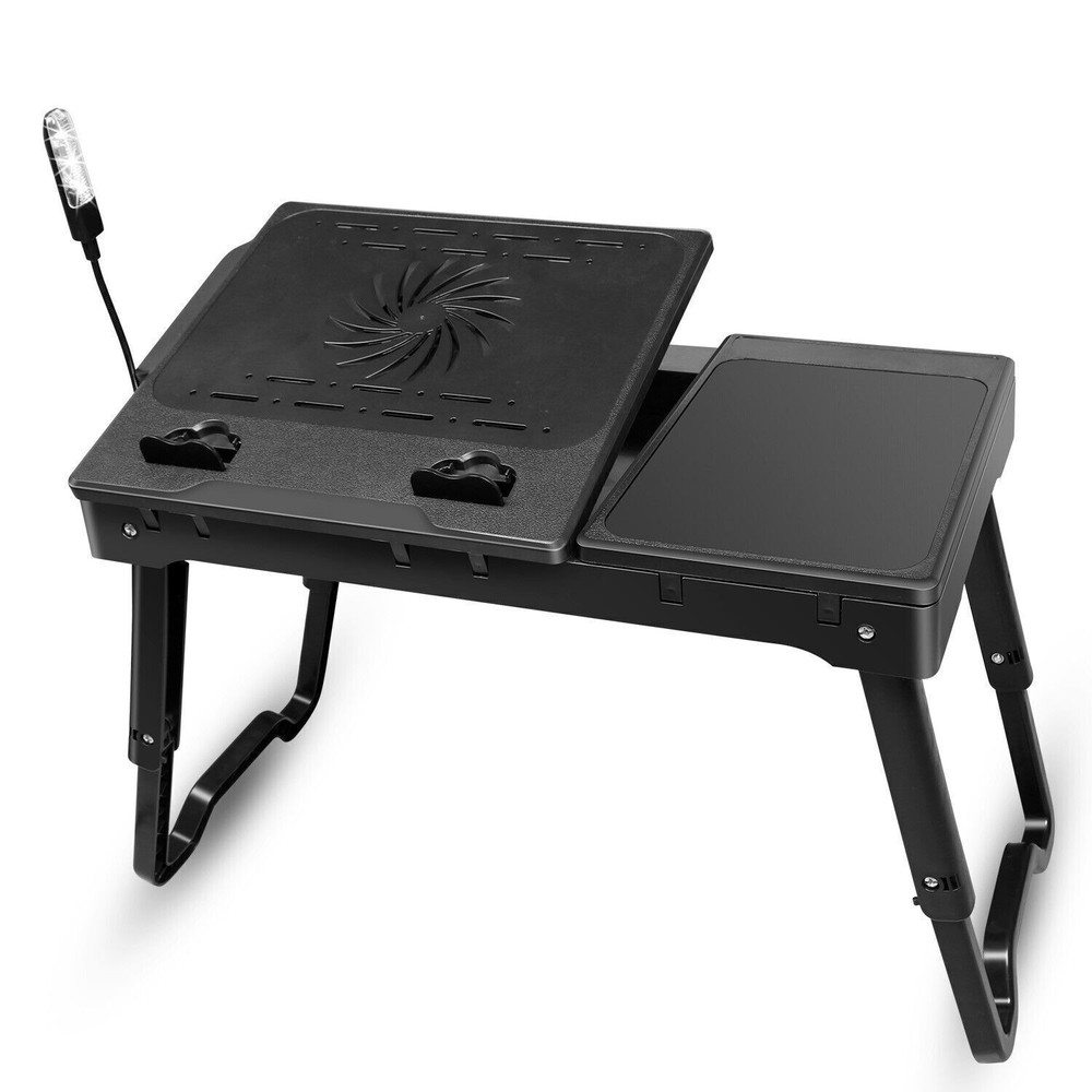 iMountek Rolling Laptop Desk Table Adjustable Height Bedside Sofa Tray Stand