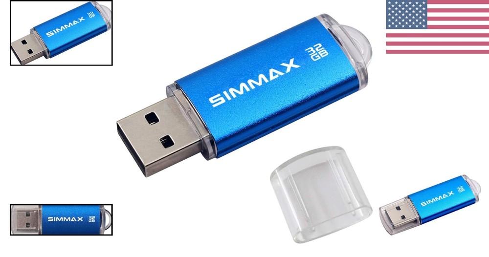 Compact and Portable 32GB USB 2.0 Flash Drive - Ideal for Quick File Transfer