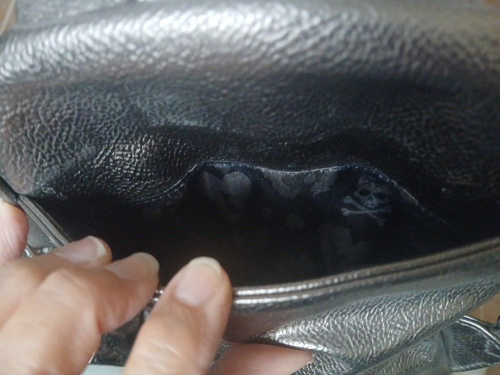 NWOT-BEAUTIFUL DISASTER Mini Backpack-Metallic Bronze