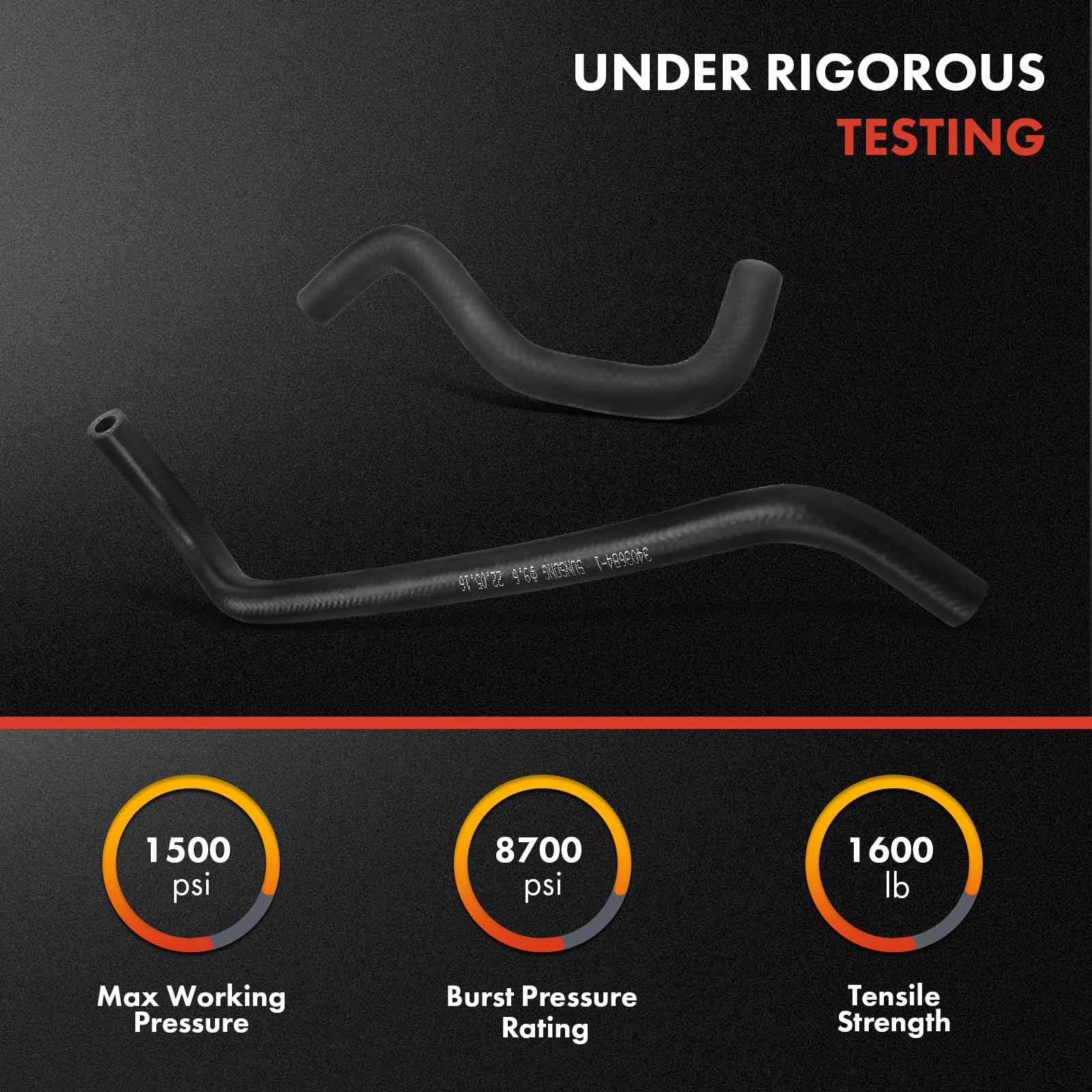 2x Power Steering Reservoir & Return Line Hose Assembly for Nissan TITAN Armada