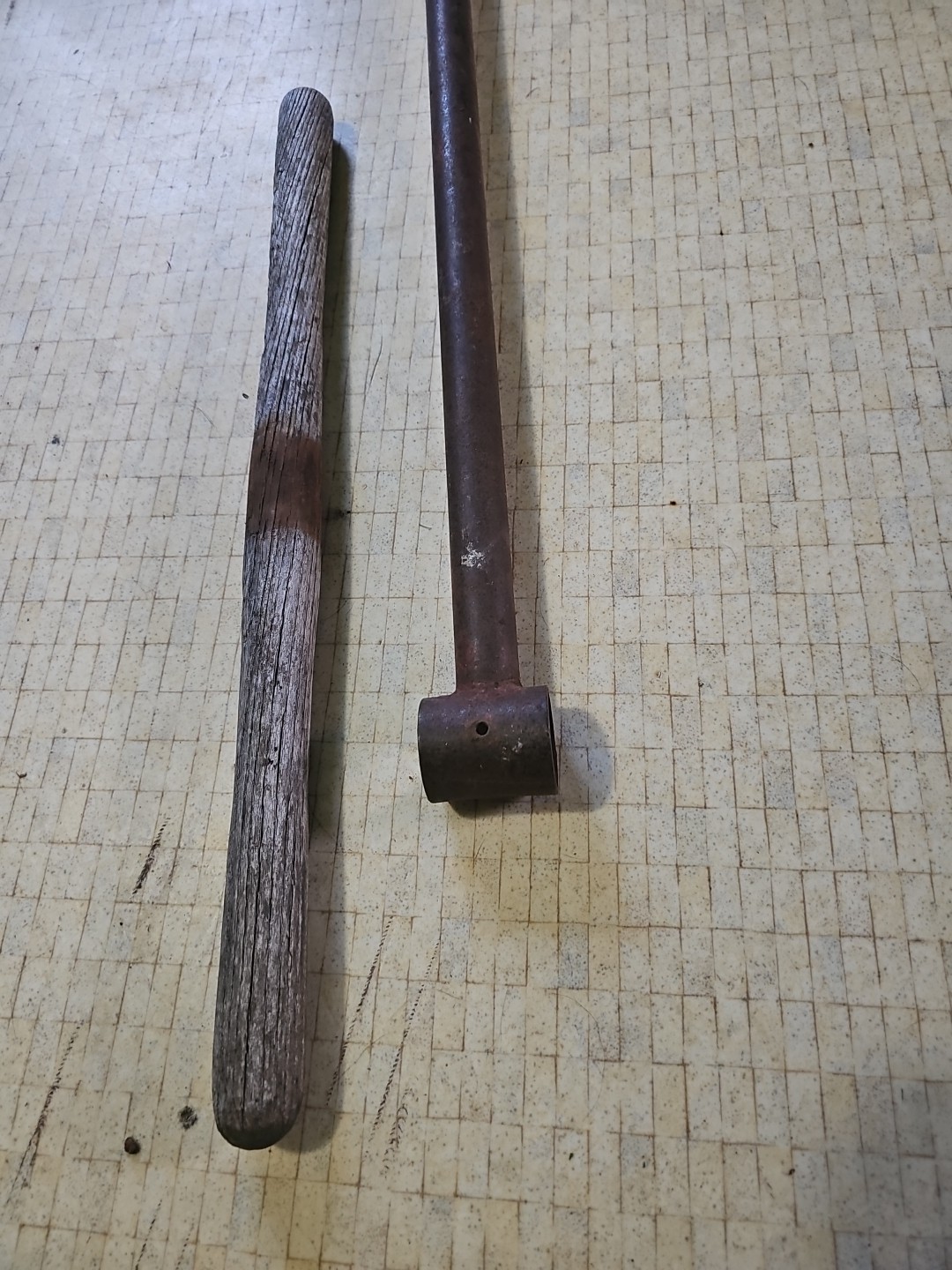 Vintage Post Hole Manual Auger Twist Digger for Garden Fence
