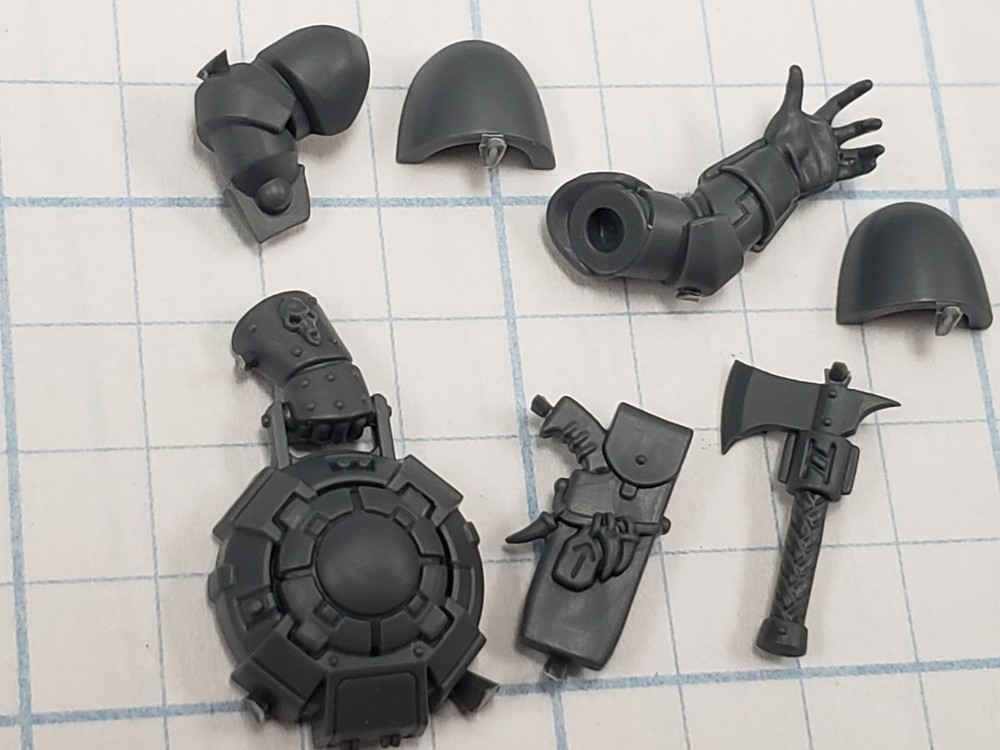 40k Space Wolves Bits Wolf Scout Kill Team Trapmaster Haywire Mine Axe #80
