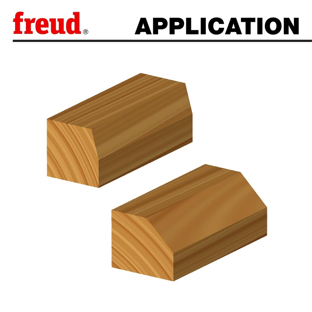 Freud 89-250 3Piece Chamfer Bit Set, Multi, One Size