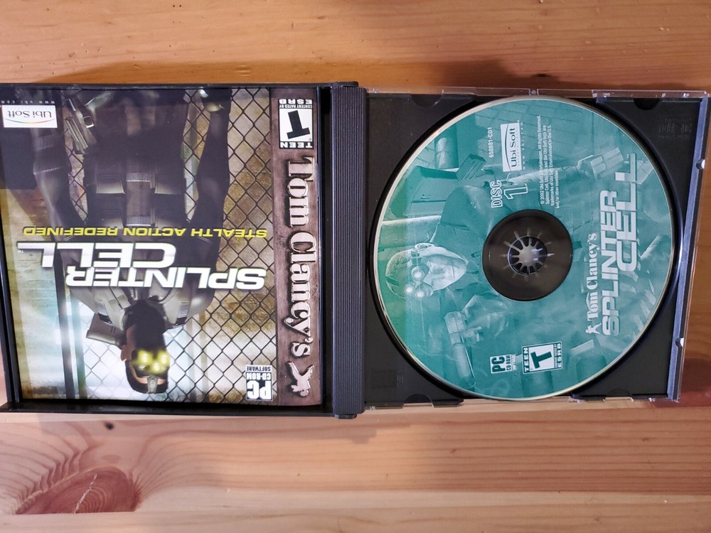 PC Action Game 2002 Tom Clancy Splinter Cell Stealth Action Redefined XP 2000 98