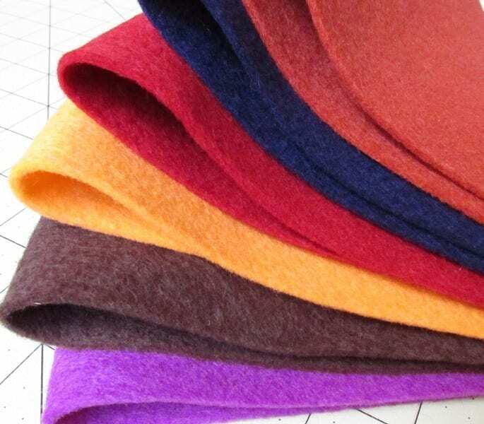 Single Sheet 100% Virgin Merino Wool Felt  8" X 12 " - 2mm thick