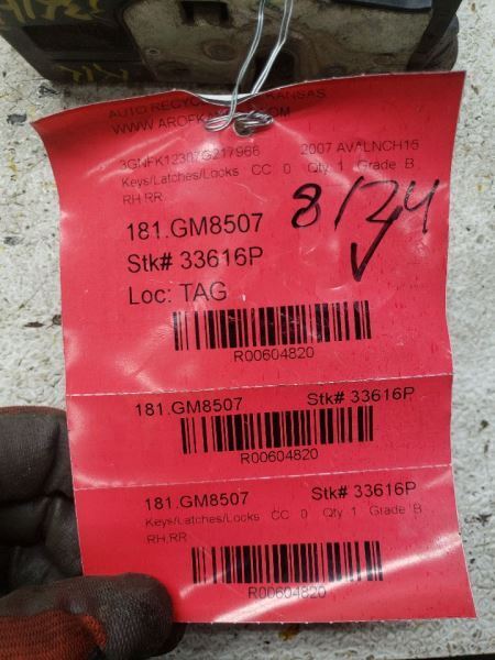 AVALNCH15 2007 Keys/Latches/Locks 604820