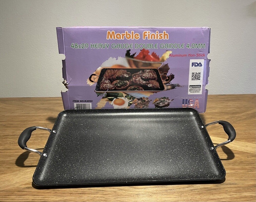 Marble Finished Double Griddle