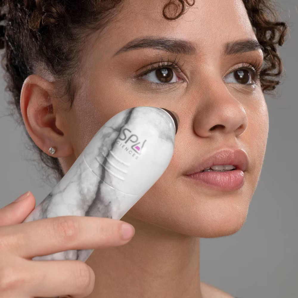 BELLA 3-in-1 Microderm Pore Extractor & Micro Mister White Marble