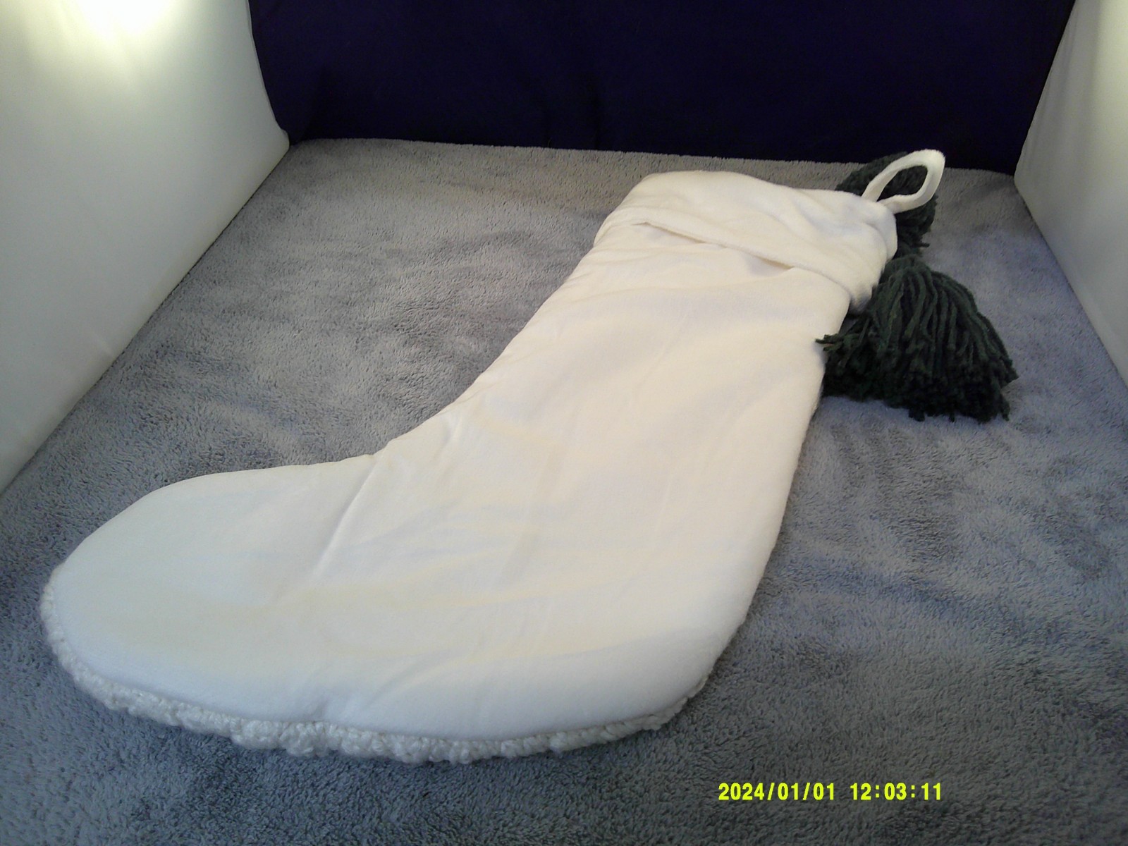 Sweater "T" Intital Christmas Stocking 21"