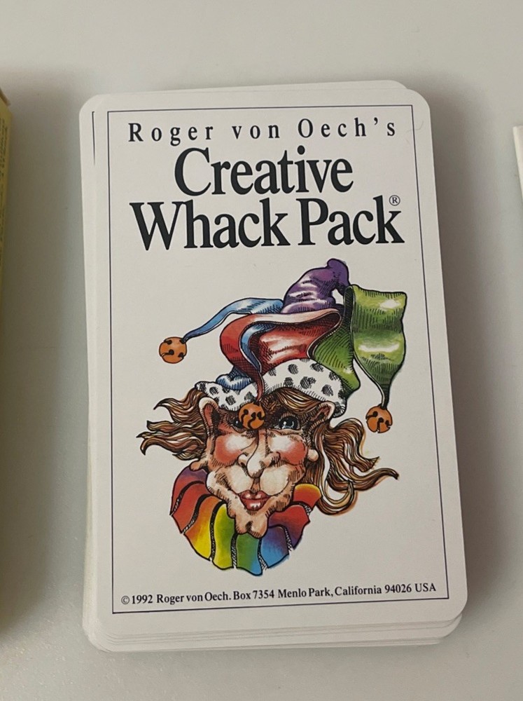 Roger Von Oech’s Creative Whack Pack 1992 Complete