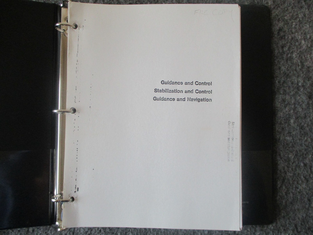 NASA SATURN V APOLLO MISSIONS GUIDANCE CONTROL STABILIZATION NAVIGATION REPORT