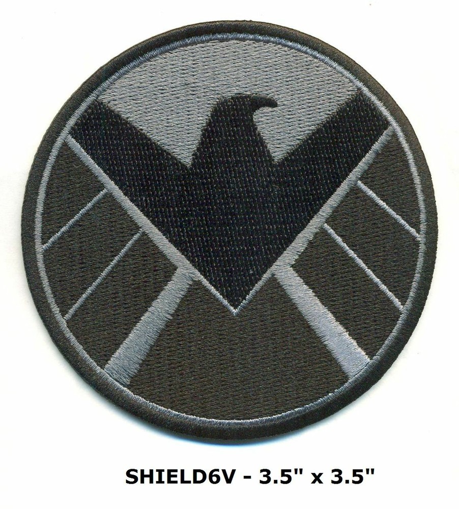 SHIELD UNIFORM VEL-KRO 3.5" PATCH - SHIELD6V