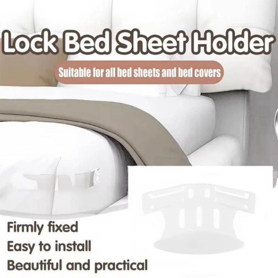 Heavy Duty Bed Sheet Clips | Corner Grippers for Mattress & Sheet Holders*