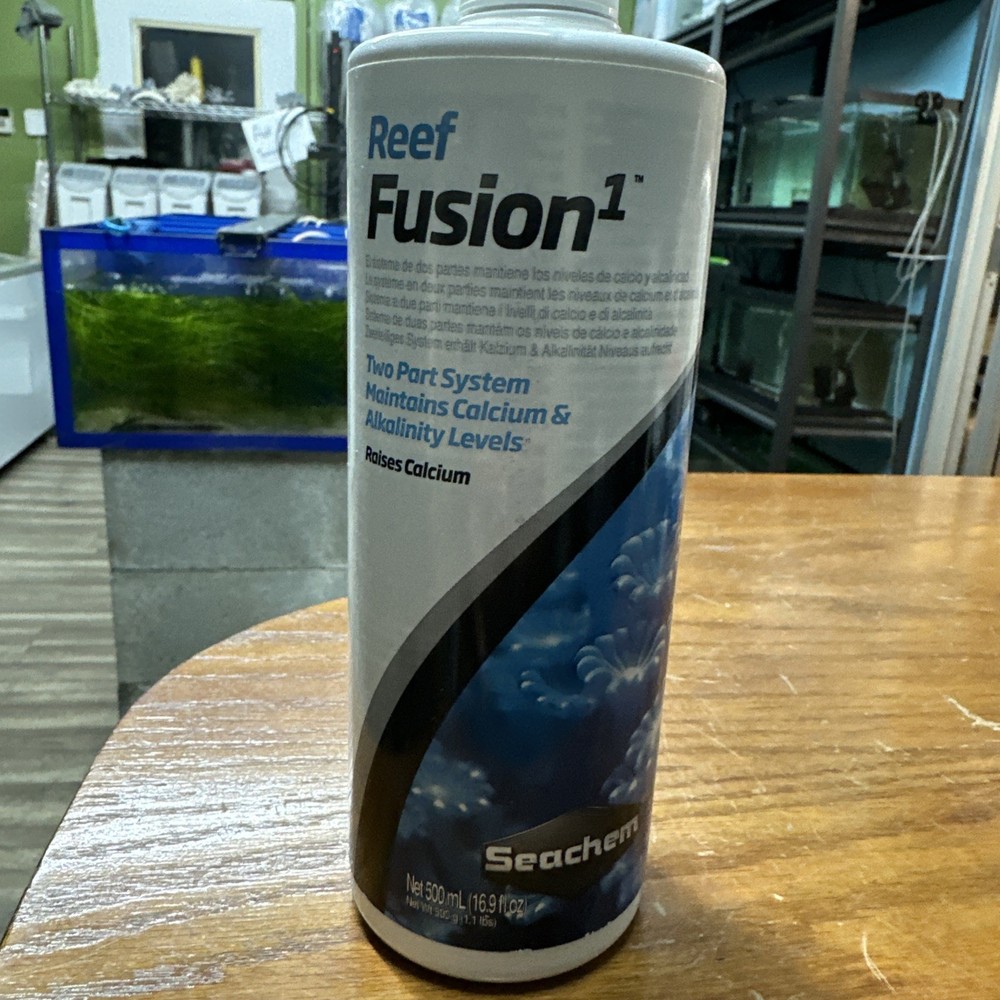 Reef Fusion "1" Two Part Calcium/Buffer System (500 mL) - Seachem