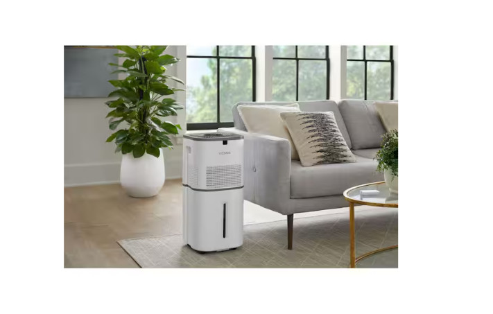 Vissani 6 Gal. Evaporative Humidifier for Whole House in White