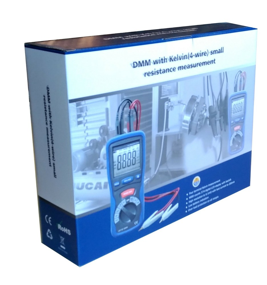 DT-5302 Small Resistance 4-wire Kelvin Ohm Capacitance Voltage Current Amp Meter