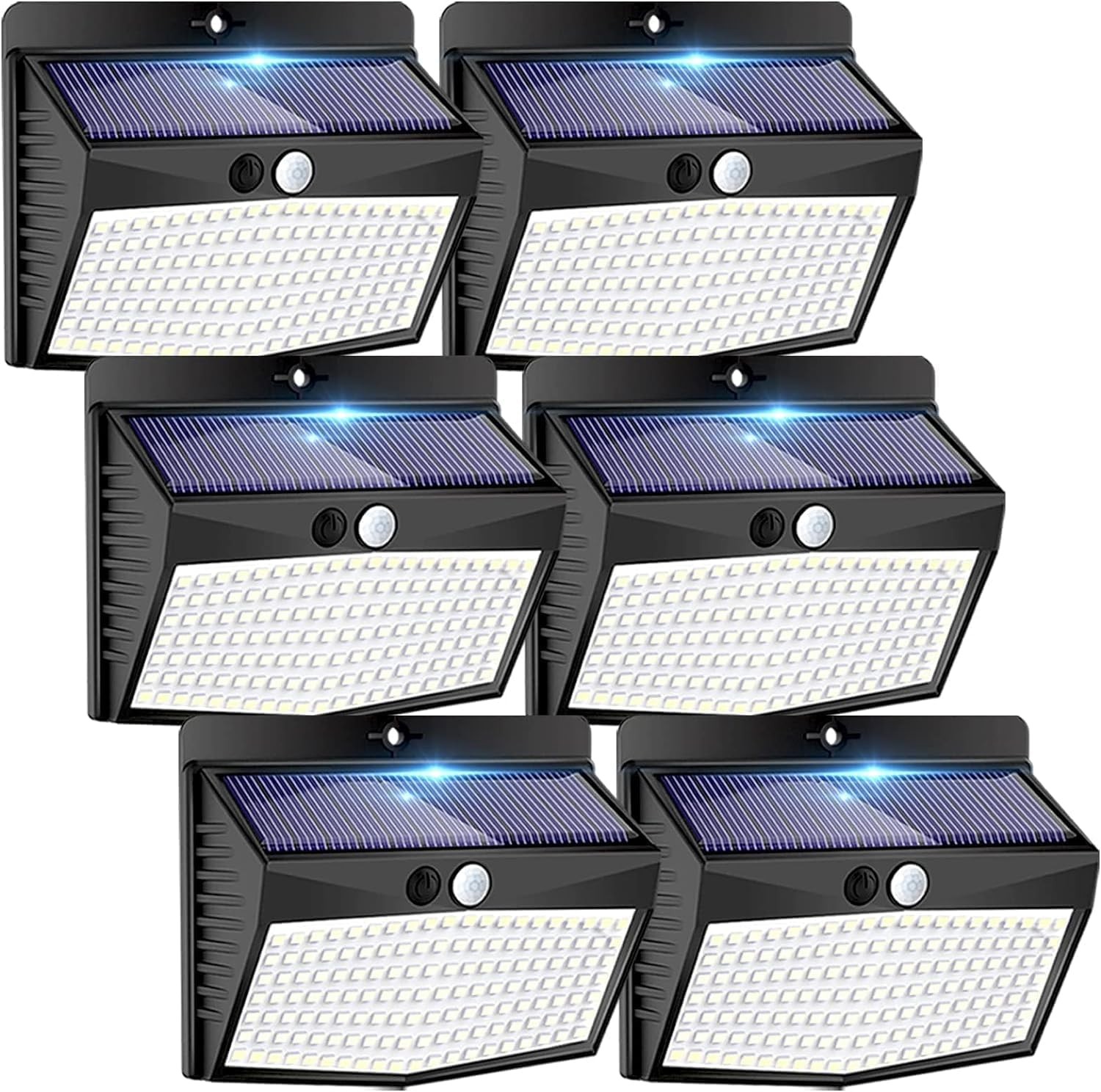 1-15PC Solar Motion Sensor Lights Outdoor Waterproof Security Garden Wall Lamp
