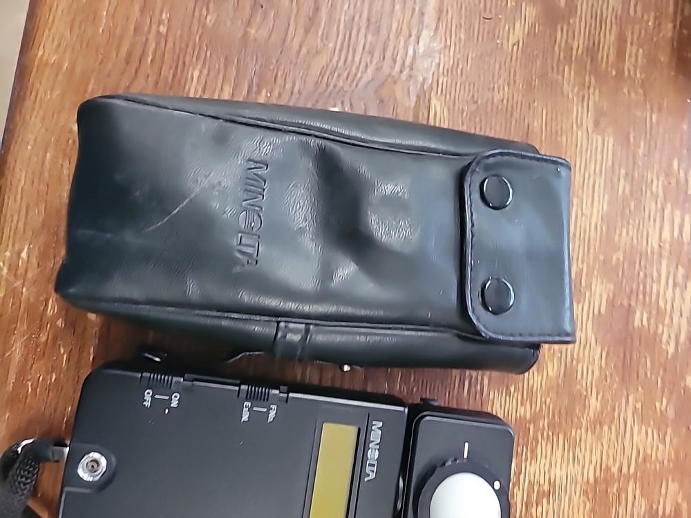 Minolta Flash Meter III with Spherical Diffuser, Cap And Case - Works Very Clean