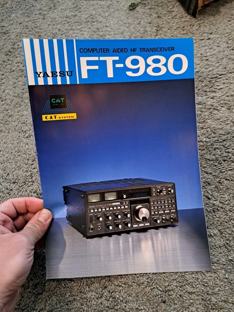 Yaesu FT-980 Computer Aided HF Transceiver Sales Brochure