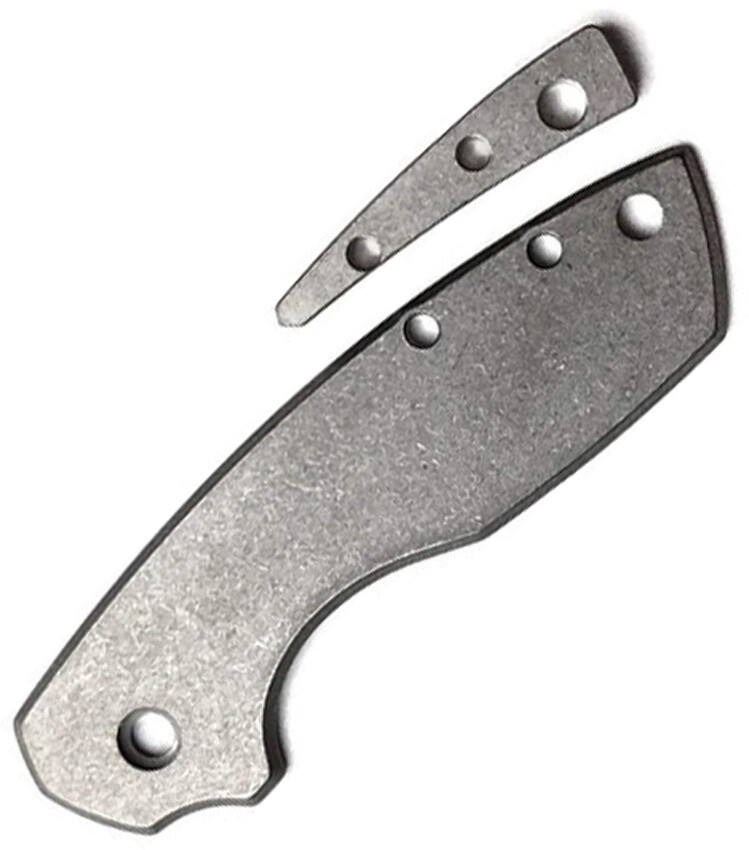 Flytanium Large Pilar Kit Handle Scale/Backspacer For CRKT Titanium Construction