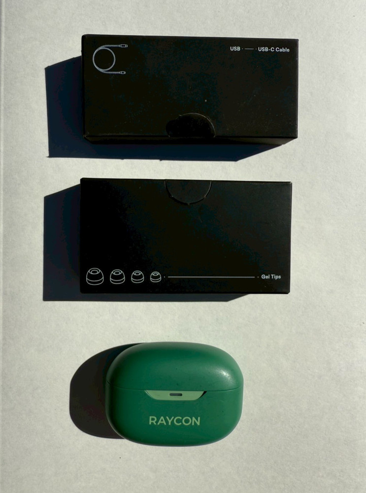 Raycon Everyday Earbuds Plus Wireless Bluetooth Headphones Charging Case - Green
