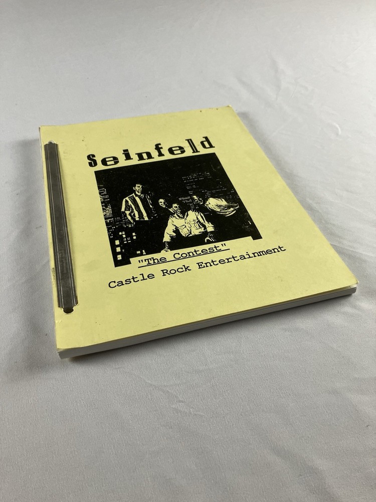 Original SEINFELD "The Contest" TV Script Revised Table Draft 1992 Larry David