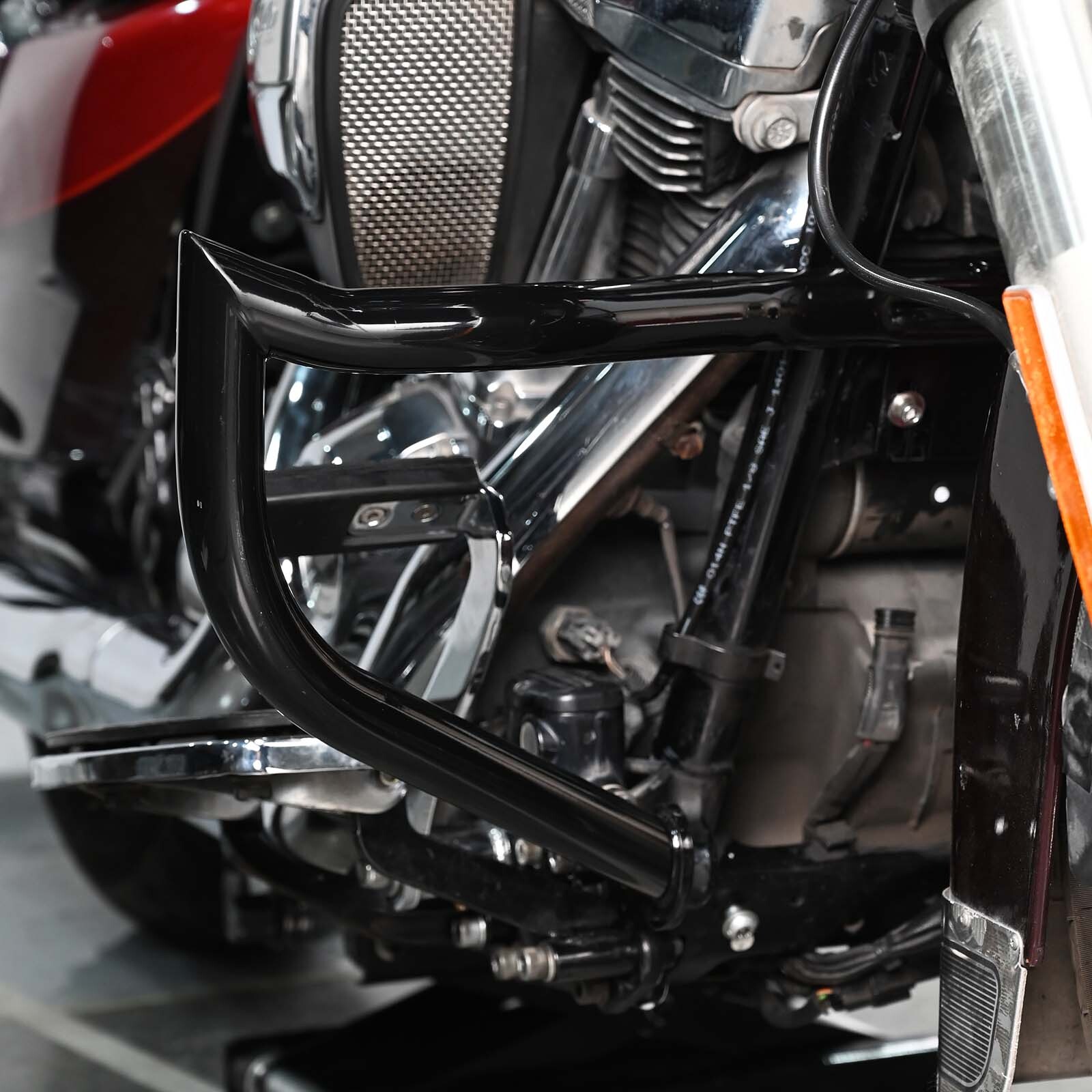 1.25" Highway Engine Guard Crash Bar For Harley Road Street Glide King 09-23