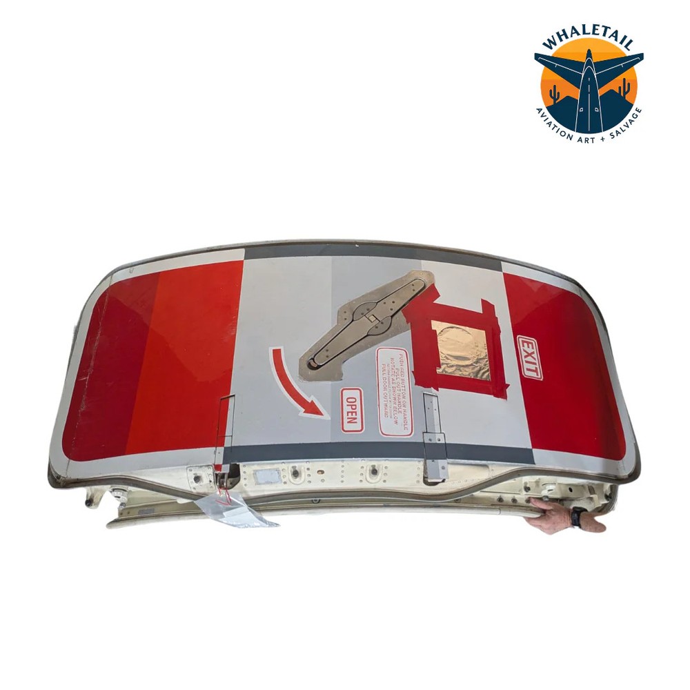 A330 Red Exterior Exit Door- Without a Cover