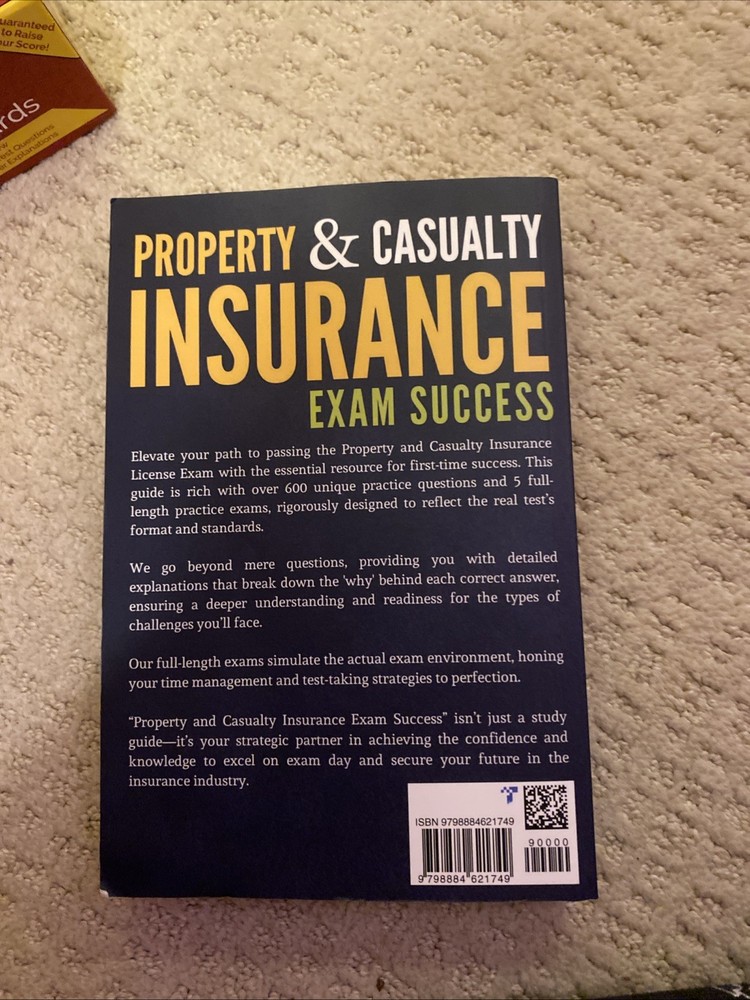 Property and Causulty Study Guide/Workbook
