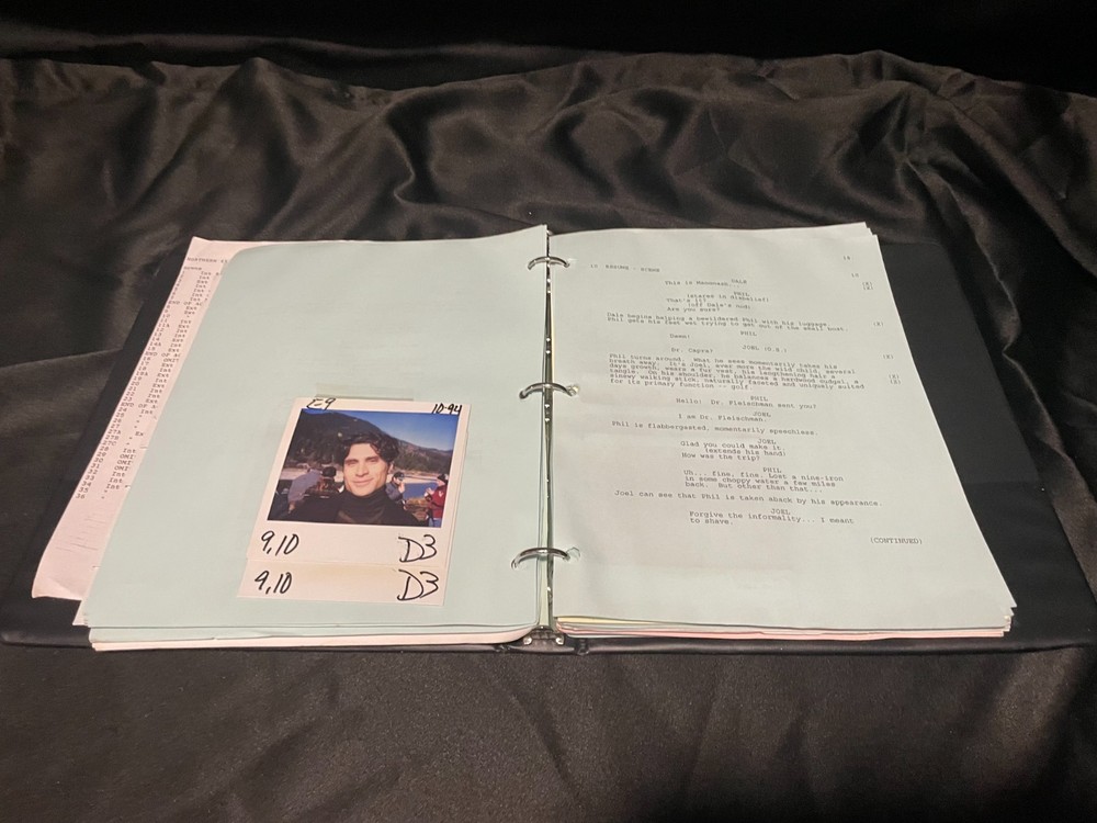 Northern Exposure Script with Cast Polaroids - Realpolitik