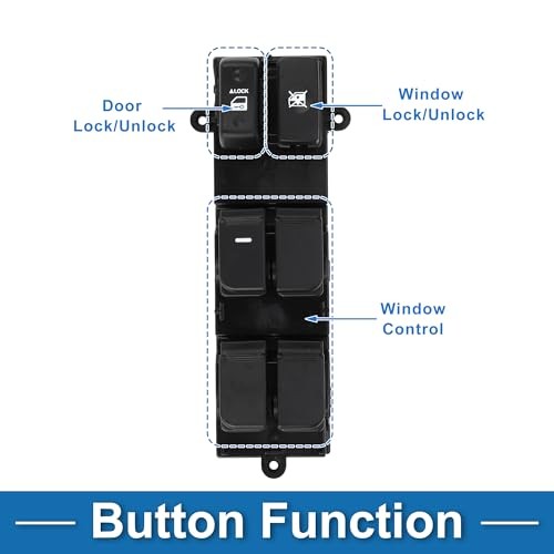 Power Window Switch Front Left Driver Side Window Control Switch for Kia Soul