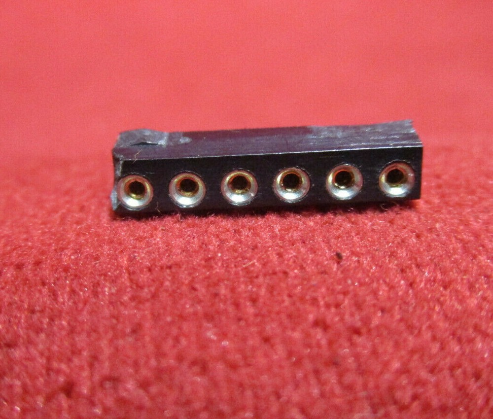 6 Position SIP Socket Quantity of 50