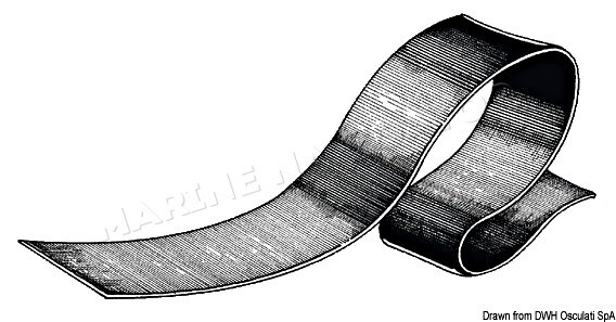 Osculati Strip 60x2 mm Black
