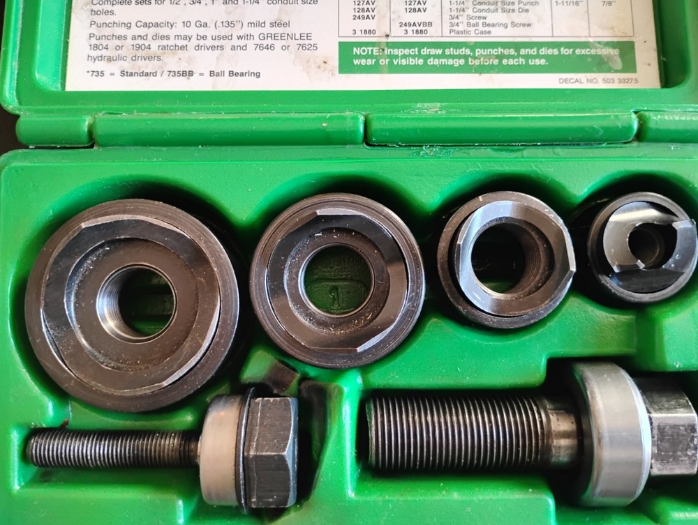 Greenlee 735BB Knockout Punch Set