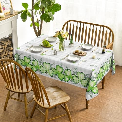 St. Patrick's Day Rectangular Tablecloth 52×70 52" x 70" (Rectangular) Green