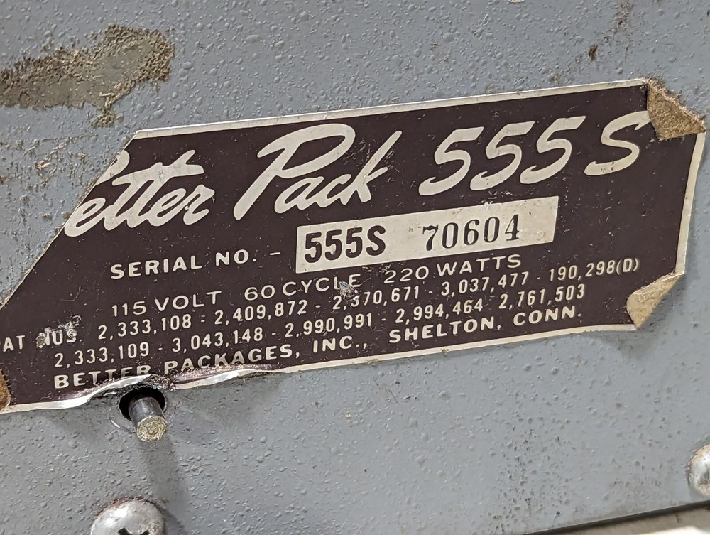 Better Packages 555S Better Pack parts as pictured