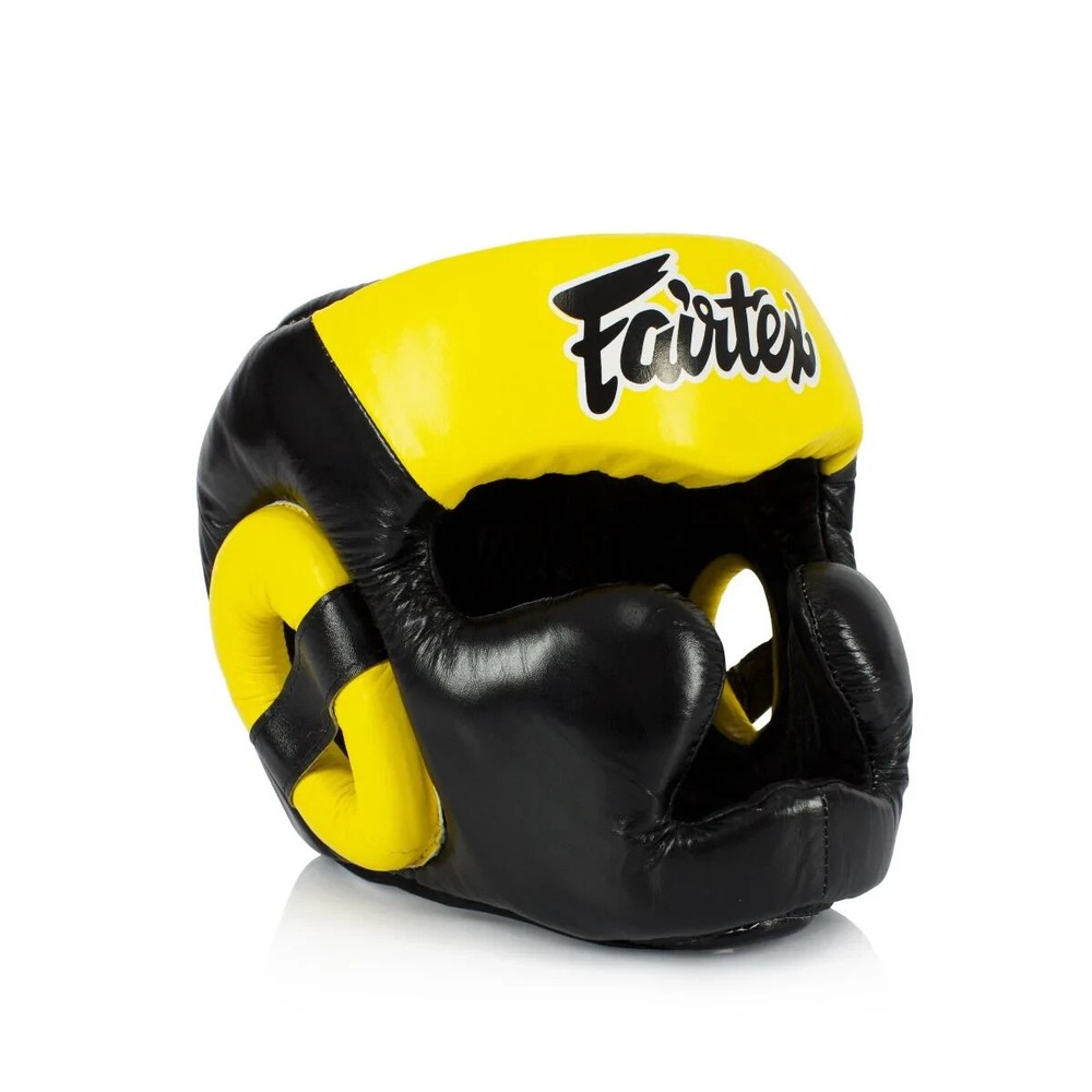 Fairtex Diagonal Vision Sparring Headguard - Full Head Coverage HG13