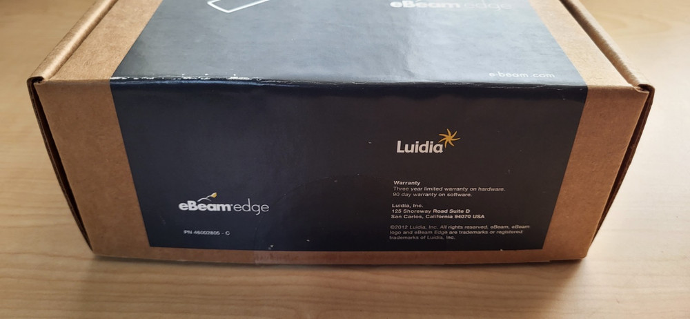Luidia eBeam Edge Wireless 46003100 (not + model) 46002805 Open Box