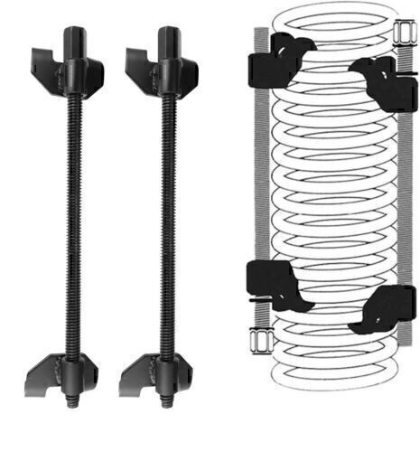 380mm spring compressor set strut tensioning tool tuning lowering 2pcs car