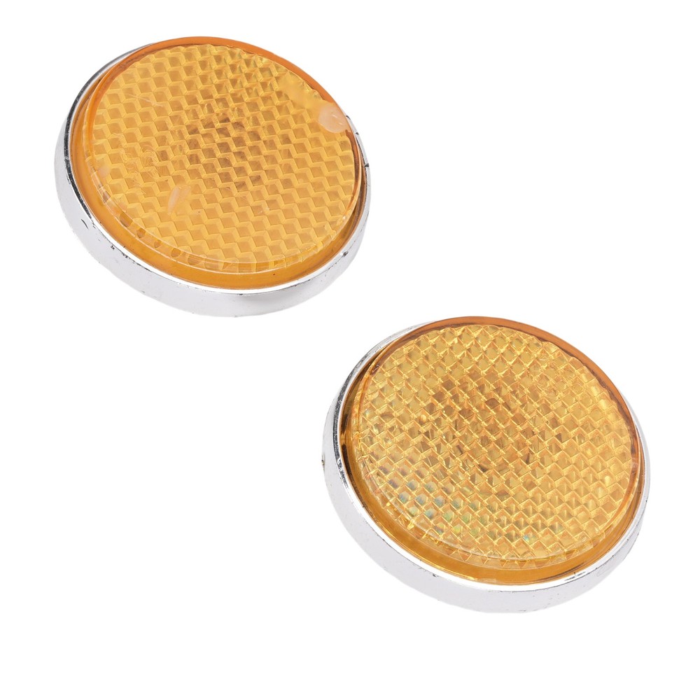 Front Fork Leg Reflectors 43mm Diameter Front Fork Round Reflector Enhanced MDYY