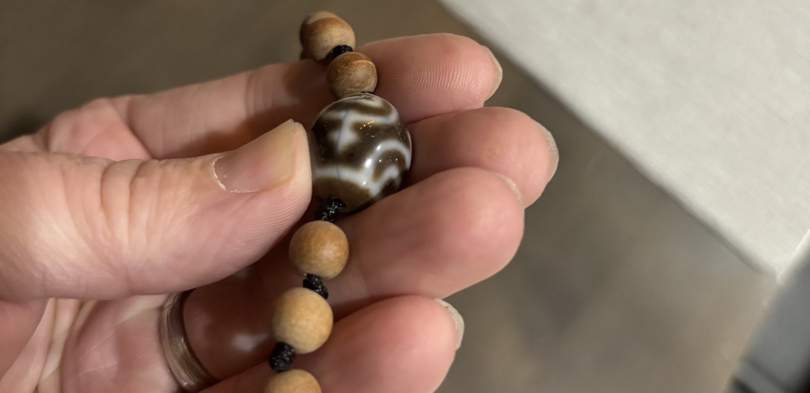 Authentic Nectar Vessel Dzi Bead Bracelet