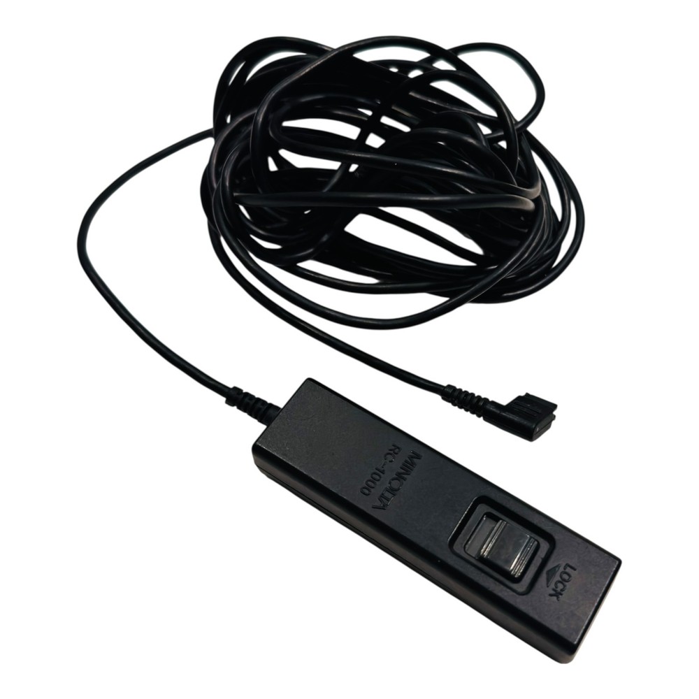 Minolta RC-1000 Remote Shutter Release Cable 3-Pin 15ft Lock