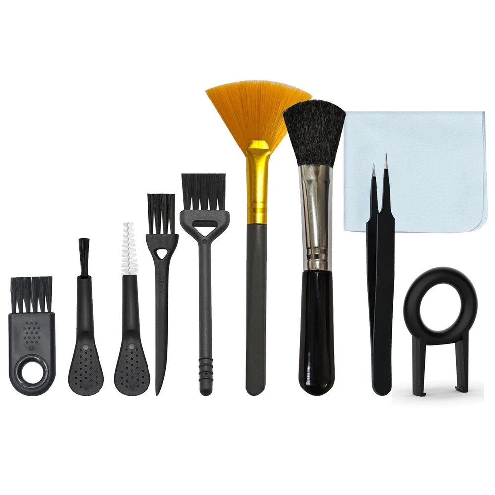 Computer Keyboard Cleaning Brush, Anti Static Nylon Electronics Black