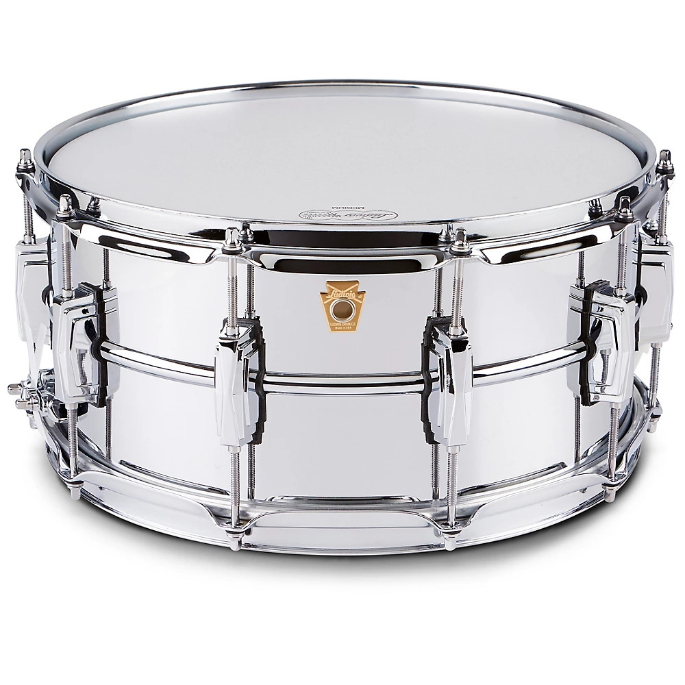 Ludwig Supraphonic Snare Drum Chrome with SKB Case